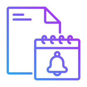 Reminder, Task, Deadline, Schedule, Alarm, List, Organization icon