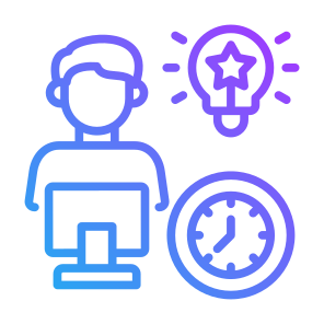 Work, User, Time Working, Time, Management, Efficiency icon