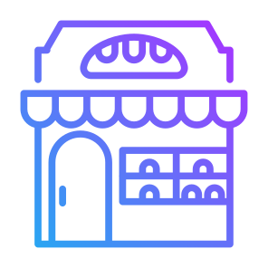 Bread Shop, Bread, Food, Bakery, Pastry, Store icon