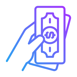 Cash, Shopping, Payment, Bill, Money, Hands And Gestures icon