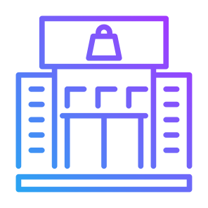 Department, Mall, Building, Store, Supermarket, Shopping Center icon