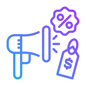 Promotion, Announce, Discount, Speaker, Marketing icon