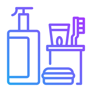 Toiletries, Hygiene, Bathroom, Shampoo, Essentials, Soap icon