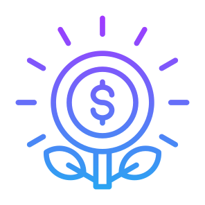 Money Growth, Money, Growth, Profit, Sprout, Invest  icon