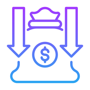 Reduce Cost, Cost, Reduce, Decrease, Money, Price icon