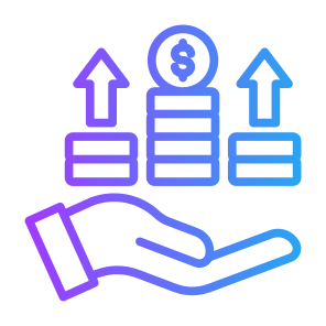 Earning, Money, Management, Investment, Income, Grow Up icon