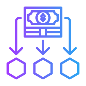 Expenses, Money, Structure, Planning, Cost, Allocation icon