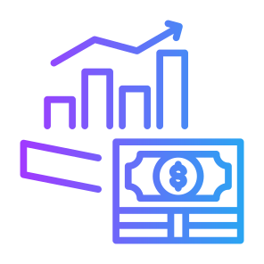 Growth, Money, Statistics, Increase, Income, Sales icon