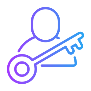 Key Person, Key, Person, User, Leader, Access icon