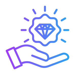 Value Proposition, Asset, Wealth, Management, Diamond, Value icon