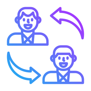 Change, People, Exchanging, Management, Employees  icon