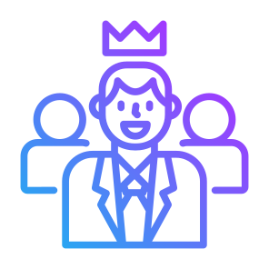 Leader, User, Team, Boss, Members  icon