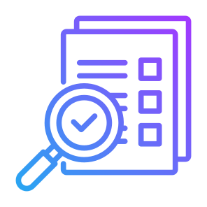 Verification, Check, File, Information, Audit  icon
