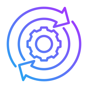 Work Process, Cogwheel, Configuration, Progress, Work Process  icon