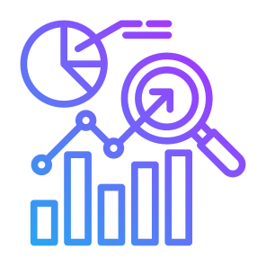 Market, Research, Analysis, Analytics, Pie Chart icon