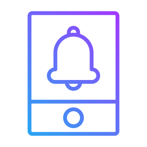 Bell, Electronics, Intercom, Smart House, Video Doorbell, Sensor, Wireless icon