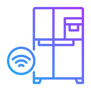 Refrigerator, Fridge, Frozen, Freezer, Furniture, Sensor, Wireless icon