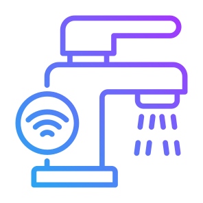 Water Tap, Sink, Sensor, Water, Control, Automation, Wireless, Electronics, Plumber icon