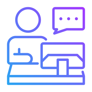 Consulting, Talk, Speech, User, Communications, Services icon