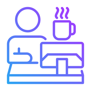 Freelancer, Computer, User, Professions And Jobs, Digital Nomad icon