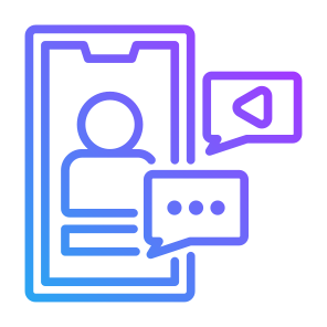 Influencer, Smartphone, People, Communications, Online  icon