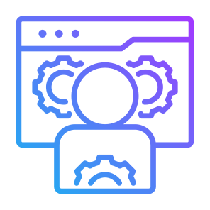 Specialist, Web, Settings, Management, Professions And Jobs icon