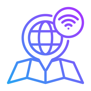 Wireless Network, Global, Job, Placeholder, Maps And Location  icon