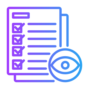 Audit, Eye, Investigation, Controlling, Checking  icon