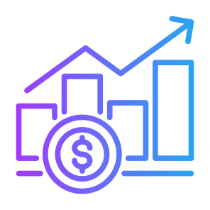 Increase, Money, Graph, Sales, Growth icon