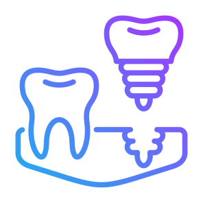 Dental Implant, Dental, Screw, Tooth, Molar, Implant  icon