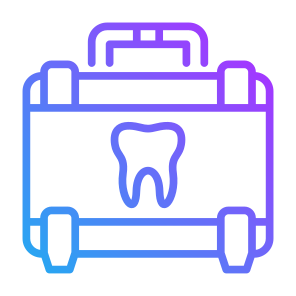 Dental Kit, Dental Care, Emergency, Medicine, Medical Kit, First Aid Kit  icon