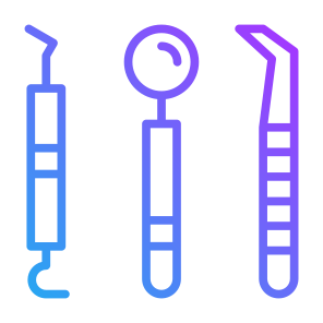 Dentist Tools, Probe, Medical Equipment, Medical Instrument, Dental Probe, Tools icon