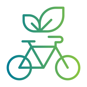 Eco Bike, Go Green, Bicycle, Eco Friendly, Ecology, Transportation, Eco, Bike icon