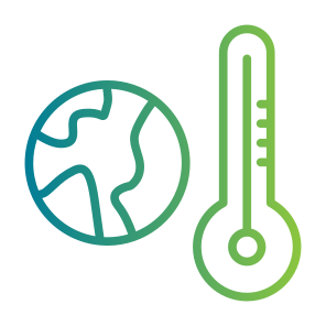 Global Temperature, Global, Warming, Thermal, Temperature, Ecology And Environment, Thermometer, World, Earth icon
