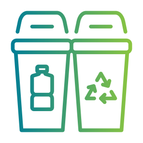 Recycle, Garbage, Sort, Trash, Bottle, Plastic, Bin icon