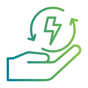 Renewable Energy, Electricity, Energy Saving, Energy, Recycle, Recycling, Ecology, Environment icon