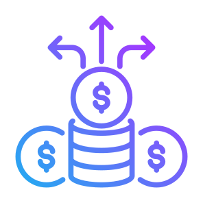 Investment, Invest, Decision, Money, Arrows icon