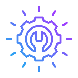 Recovery, Repair, Maintenance, Service, Settings icon