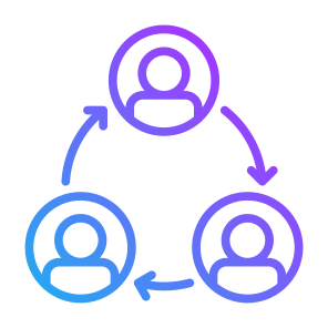 Reorganization, Restructuring, Restructure, Rotation, Change icon