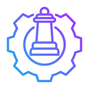 Strategy, Management, Process, Chess Piece, Tactics  icon