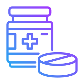 Medicine, Bottle, Pharmacy, Drugs, Pills, Healthcare,  Medical icon