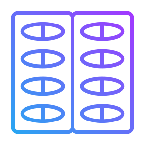 Medicine, Health, Pills, Vitamins, Blister Pack icon