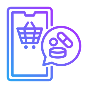 Online Store, Pharmacy, Commerce, Medicine, Drugs, Pills icon