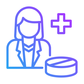 Pharmacist, Woman, Medicine, User, Professions And Jobs icon