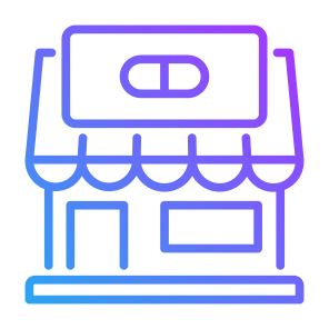 Pharmacy,  Medicine, Store, Healthcare And Medical, Buildings  icon