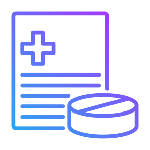Prescription, Medicine, Medication, Pills, Medical Report  icon
