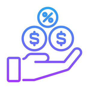 Commission, Compensation, Fee, Charge, Earnings, Percentage icon