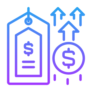 Price, Amount, Cost, Rate, Charge, Value icon