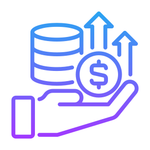 Profit, Income, Gain, Revenue, Earnings, Margin icon