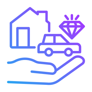 Asset, Car, Diamond, Real Estate, Living  icon